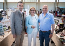 Beim Rundgang durch die Dunkelsteiner Erlebnisschau 2026 am Firmengelände von Winkler Schulbedarf Karlstetten.