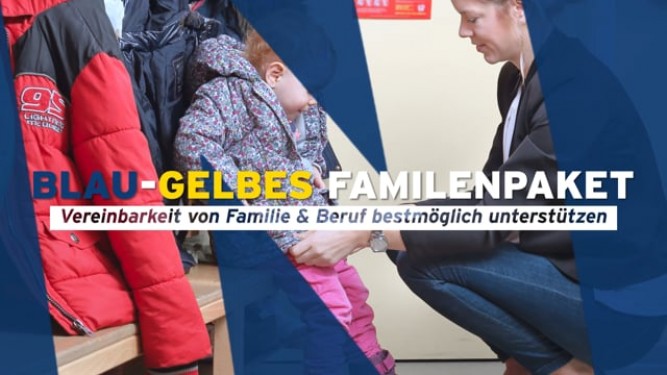 Das blau-gelbe Familienpaket
