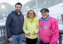(v.l.) LH-Stellvertreter Udo Landbauer, Landeshauptfrau Johanna Mikl-Leitner und OK-Chef Franz Steiner am Semmering.