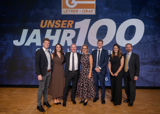 100-jähriges Firmenjubiläum von Leyrer + Graf in Grafenegg gefeiert