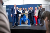 Offizieller Startschuss für die Gasproduktion der OMV in Wittau.