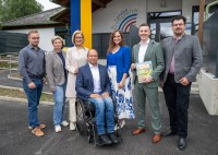 LH Mikl-Leitner besucht neuen Kindertreff Fuchsbau in Gastern