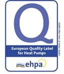 Logo European Quality Label for Heat Pumps